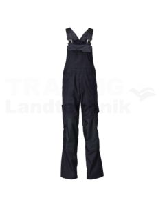 Latzhose mit Knietaschen sw/blau 90C62