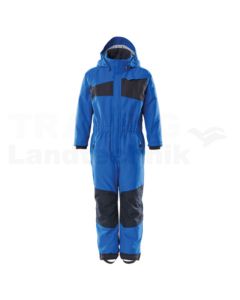 Kinder Schneeanzug Azurblau/sw/blau 116