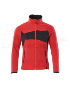 Fleecejacke Verkehrsrot/Schwarz XL