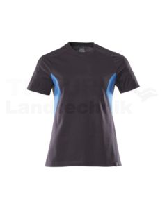 T-Shirt Schwarzblau/Azurblau XS ONE