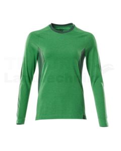 T-Shirt, Langarm Grasgrün/Grün 2XLONE