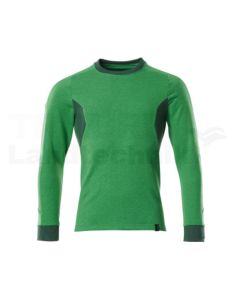 Sweatshirt Grasgrün/Grün S  ONE
