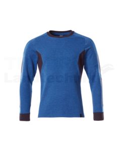 Sweatshirt Azurblau/Schwarzblau 4XLONE