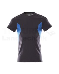 T-Shirt Schwarzblau/Azurblau 4XLONE