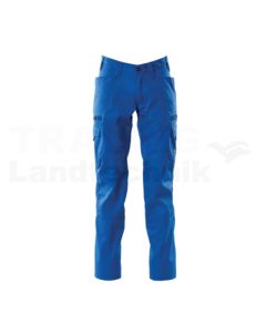 Hose mit Schenkeltaschen Azurblau 82C58