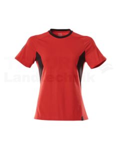 T-Shirt Verkehrsrot/Schwarz 2XLONE
