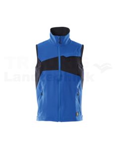 Weste Azurblau/Schwarzblau L