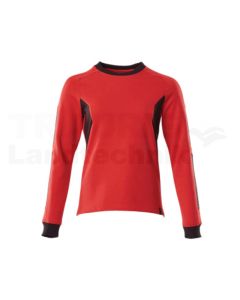 Sweatshirt Verkehrsrot/Schwarz 4XLONE