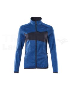 Fleecepullover  Azurblau/Schwarzblau S