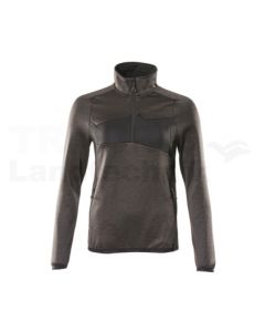 Fleecepullover  Anthrazit/Schwarz L