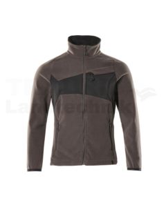 Fleecejacke Dunkelanthrazit/Schwarz XS