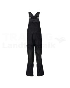 Latzhose mit Knietaschen Schwarz 76C46