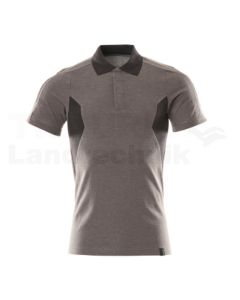 Polo-Shirt Anthrazit/Schwarz M  ONE