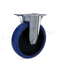 Bockrolle Elastik-Gummi blau 125mm