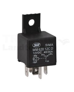Miniatur Relais  mit Diode und Halter