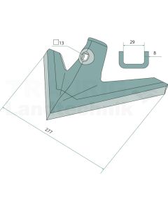 Gänsefußschar 277mm 