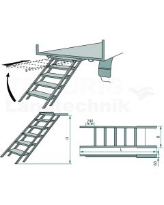 Treppe 5 Stufen, vz B: 830