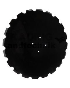 SCHEIBE 610/6 F-GEZACKT LK 120 (14/K1)