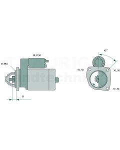 Starter 24 V / 4,0 kW