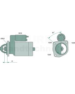 Starter 24 V / 4,0 kW