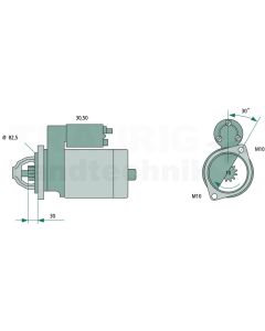 Starter 24 V / 2,5 kW