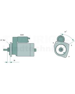 Starter 12 V / 1,1 kW