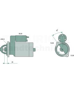 Starter 12 V / 2,7 kW