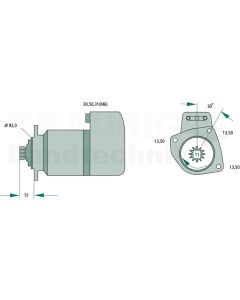 Starter 24 V / 5,4 kW