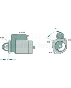 Starter 12 V / 2,3 kW