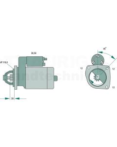 Starter 24 V / 4,0 kW