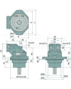 Kolbenmotor F12-030-MF-CV-K-000-0000-P0