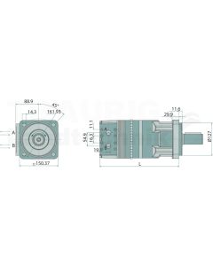 Motor TK 1000 D=32mm