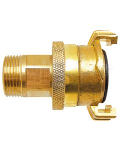Messing-Saug/Hochdruckkupplung AG 3/4"