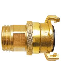 Messing-Saug/Hochdruckkupplung AG 1"