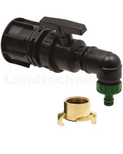 Adapterset Kunststoffkugelhahn IBC