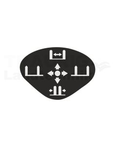 Aufkleber: Bedienung Joystick