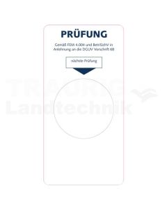 UVV Grundaufkleber ohne Logo