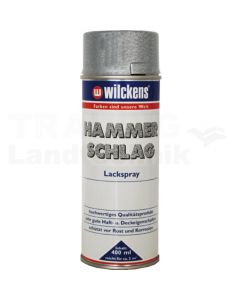 Hammerschlag-Lackspray silber