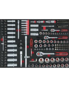1/4+3/8+1/2" Steckschlüssel-Satz 195tlg