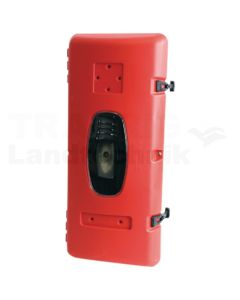 Feuerlöscherkasten rot 665x299x249