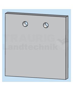 Anschweißplatte kurz für MX-F Verteiler