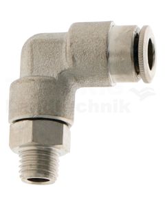 Drehgelenk mit Steckanschluss, Messing