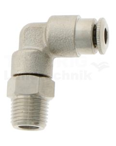 Drehgelenk mit Steckanschluss, Messing