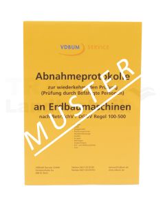 Prüfprotokoll Erdbaumaschinen UVV