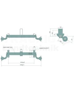 Laufachse UBR 700-5 OPTIMA 750 kg