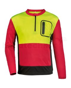 Forstshirt Langarm Forest Jack Red