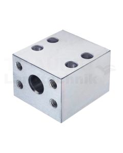 SAE-T-Adapterblock 6000PSI