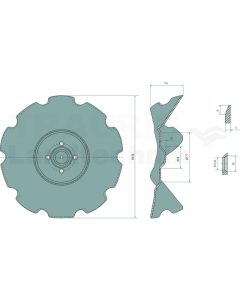 Cutterscheibe 438mm