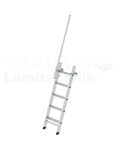Stufen-Anlegeleiter LKW Handlauf links