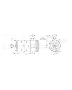 Motor 24V 3,0kW